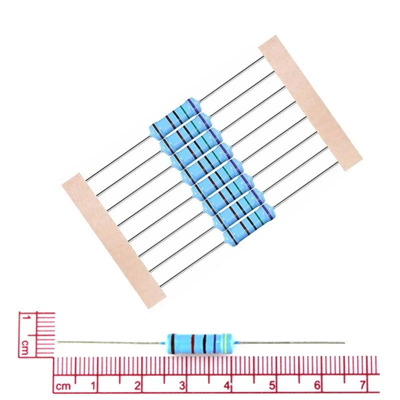 20 stücke 2W Metall film widerstand 2W 1% 0r-2,2 m 0 2,2 10 2,2 4,7 470 1k k 10k 15k k 1m Ohm