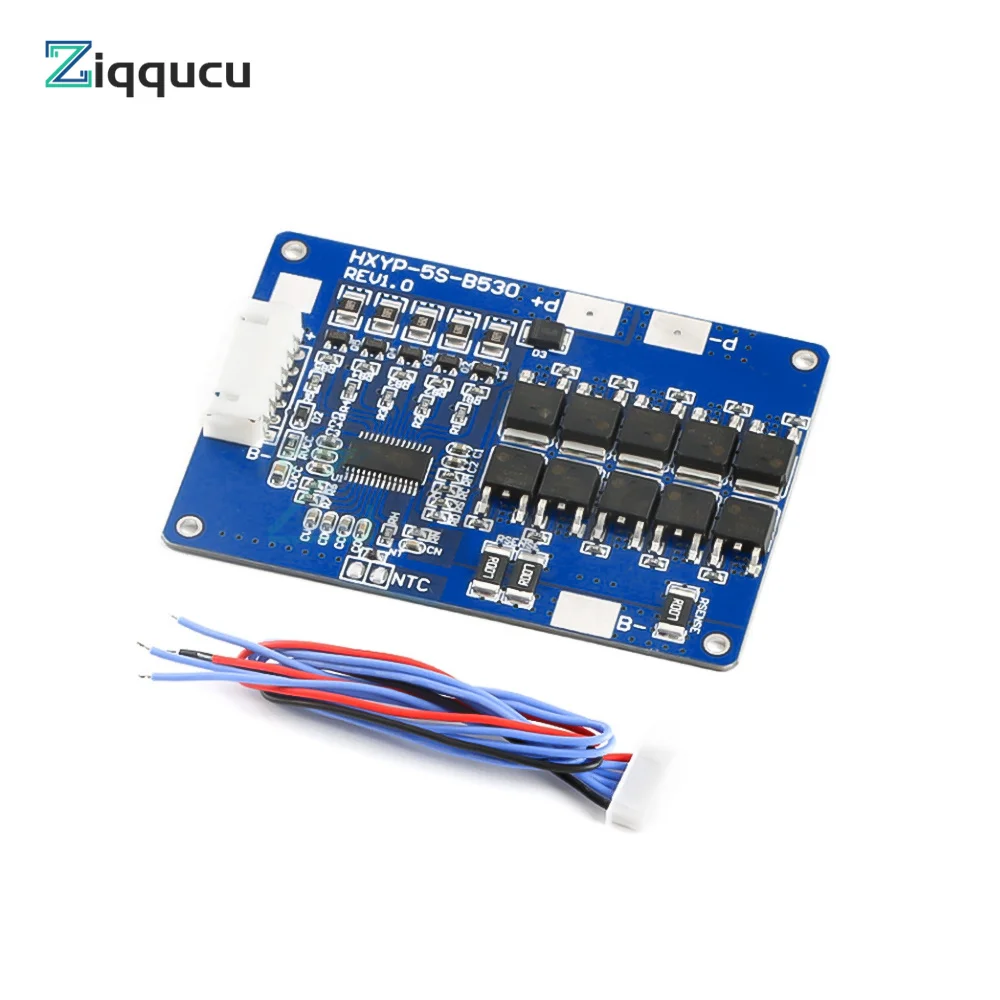 BMS 5S Lithium Battery Protection Board 18V Power Module 21V Charge And Discharge Board With Equalization