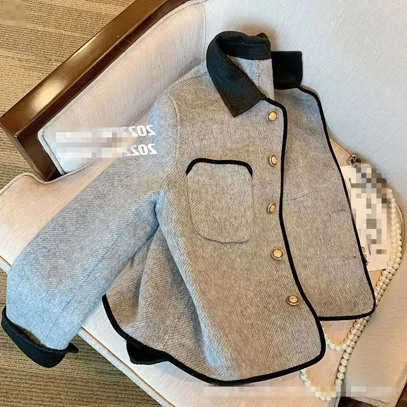 

Autumn Fragrant Breeze Women's Clothing Coats 2023 Spring New Fashionable Celebrity Style Fashionable Jacket Women Jackets Grey