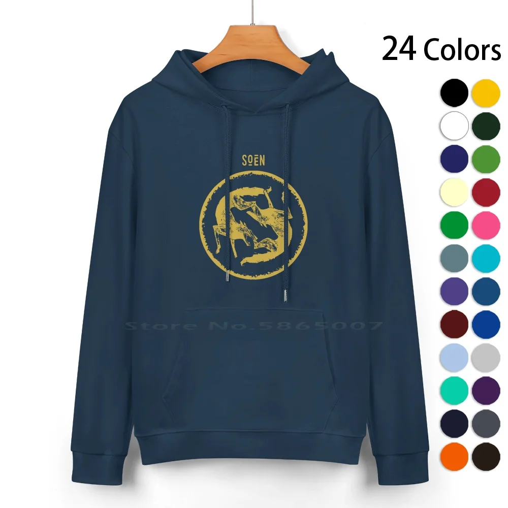 Soen : Lykaia Pure Cotton Hoodie Sweater 24 Colors Soen Lykaia Revisited Progressive 100% Cotton Hooded Sweatshirt For Women