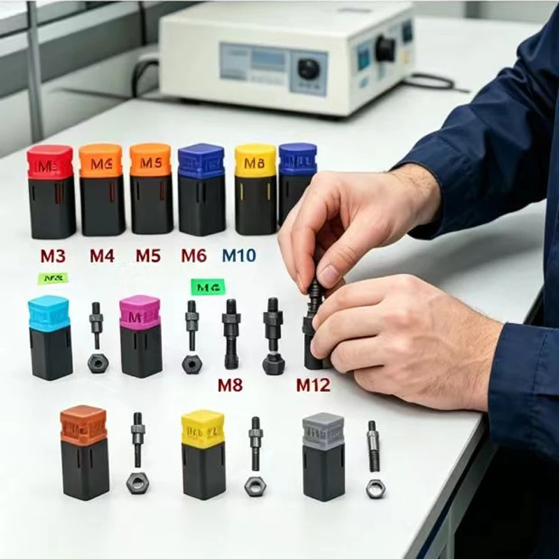 

Mandrel Riveter Machine Accessory Threaded Mandrel Rivet Nut Tool Adapter Pull Rod Riveter Replacement Riveting Heads