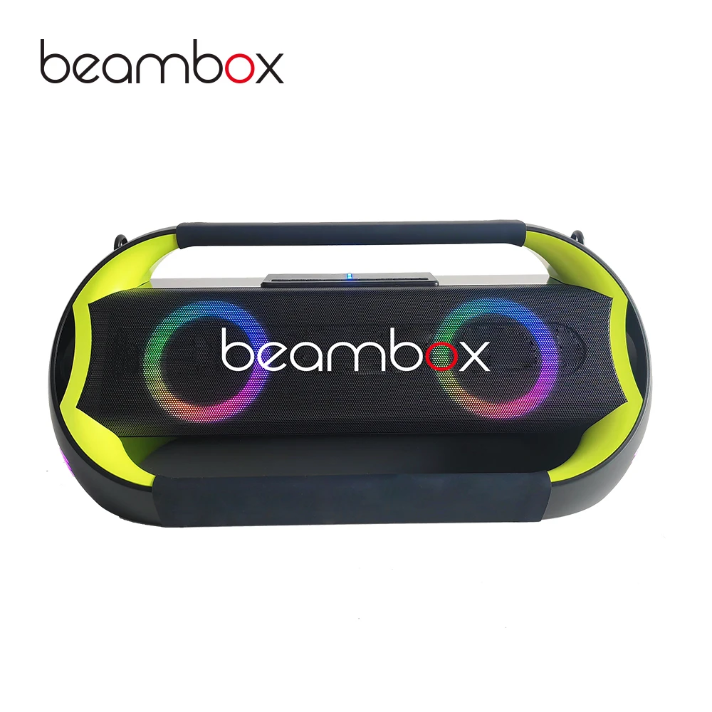 Portable 100W Audio Player Karaoke Speaker with RGB Wireless Microphones USB Subwoofer for Home Outdoor Parties Supports TF Card