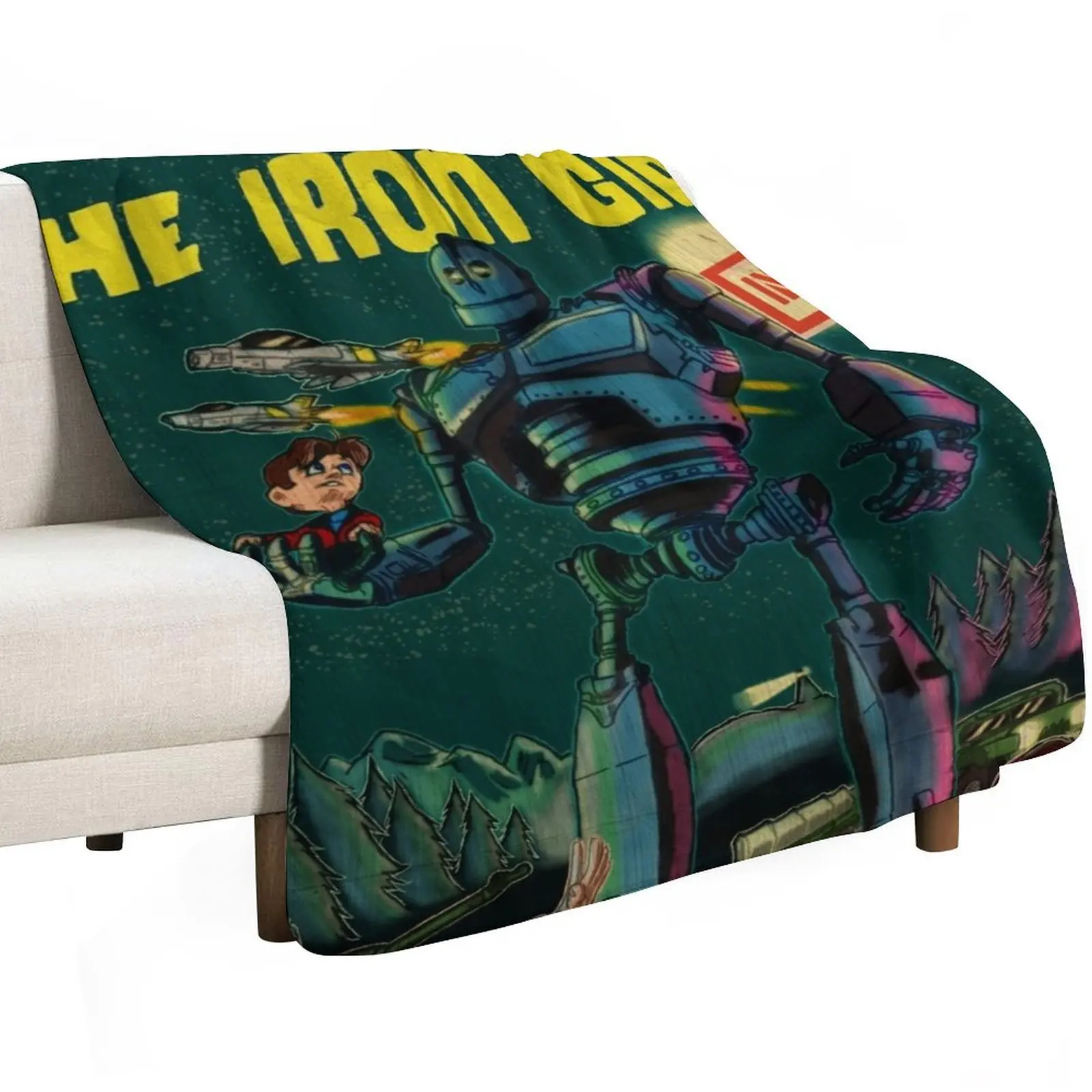 The Iron Giant 20th Anniversary Poster Throw Blanket manga sofa bed For Decorative Sofa Luxury Thicken Decoratives Blankets