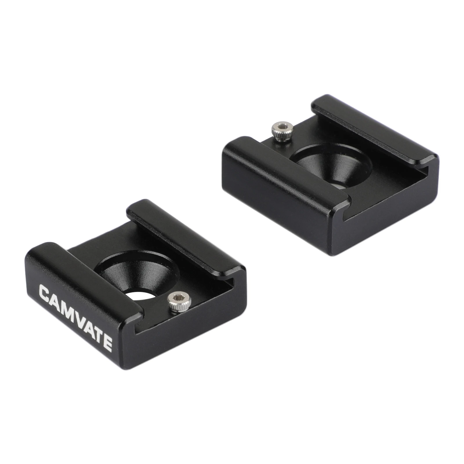 

CAMVATE 2x1/4" Hot Cold Shoe Mount for Blackmagic DSLR Rig Video Light Cinema Camera Cage