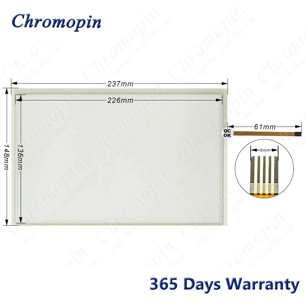 Imagem -03 - Painel da Tela de Toque Digitador Vidro para Omrom Nb10w-tw01b Nb10w.tw01b Touchscreen e Frente Sobreposição Nb10w-tw01b Nb10w Tw01b