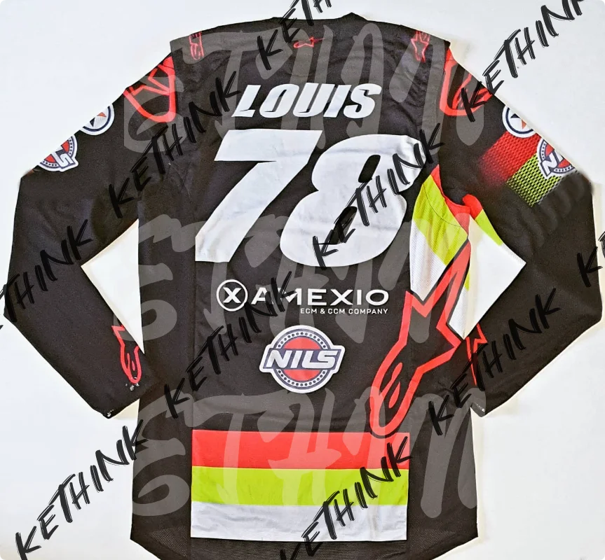 

Quick Dry Honda Motorcycle Jersey, LOUIS Long Sleeve Breathable Riding Shirt Y2K Dirt Bike and Mountain Racing, Daily Gear