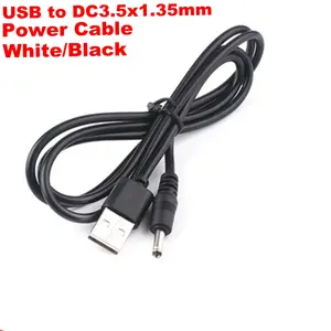 Bilashmart USB to DC 3.5mm Power Cable Jack Connector 5V Charger Power Cable 3.5*1.35mm Universal HUB Mini Fan Router Speaker MP3/MP4