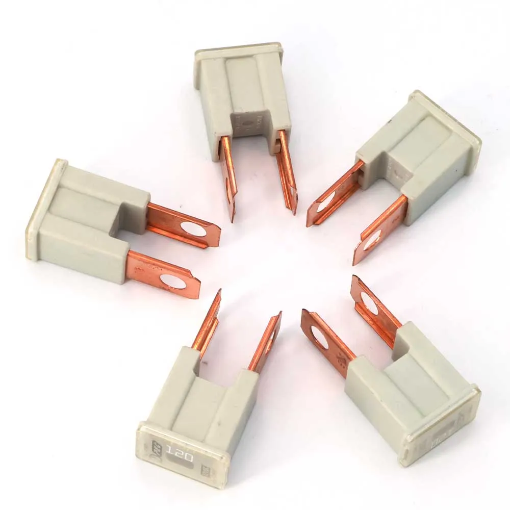 1/3/6/10PCS 120A Slow Blow Fuse 18980-00060 Square Plastic Power Fuses Slow Blow for HYUNDAI SONATA 2001 2002 2003 2004 2005