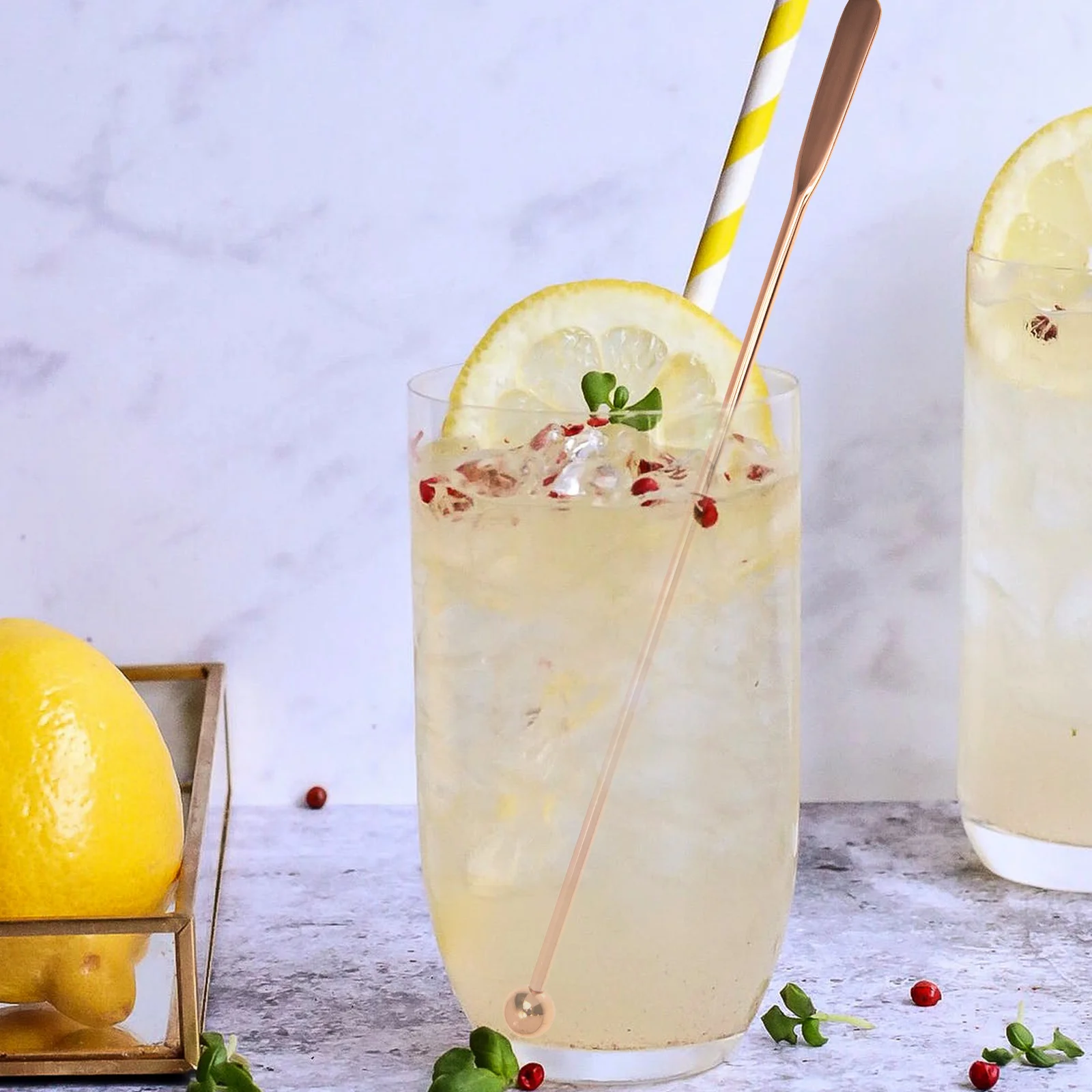 

3Pcs Convenient Stainless Steel Mixing Spoons Rust-Resistant Smooth Surface Ideal for Coffee Drinks Desserts