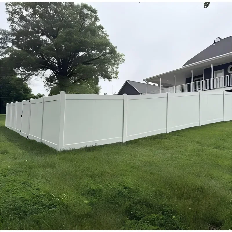 Premium White Privacy Vinyl Garden Fencing with Plastic-Fence Trellis & Gates Product