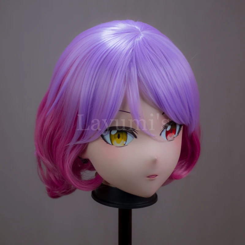 Customized Lifesize Mask Crossdressing with Backshell Silicone Anime Kigurumi Mask Cosplay