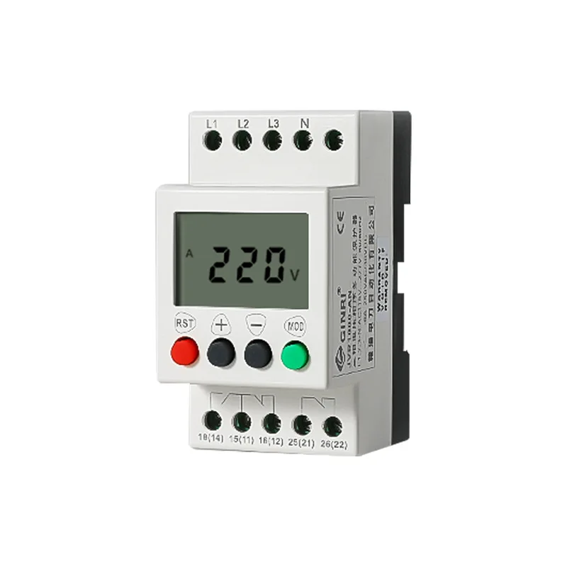 

JVR1000-AN жидкокристаллическая трехфазная четырехпроводная защита последовательности фаз напряжения