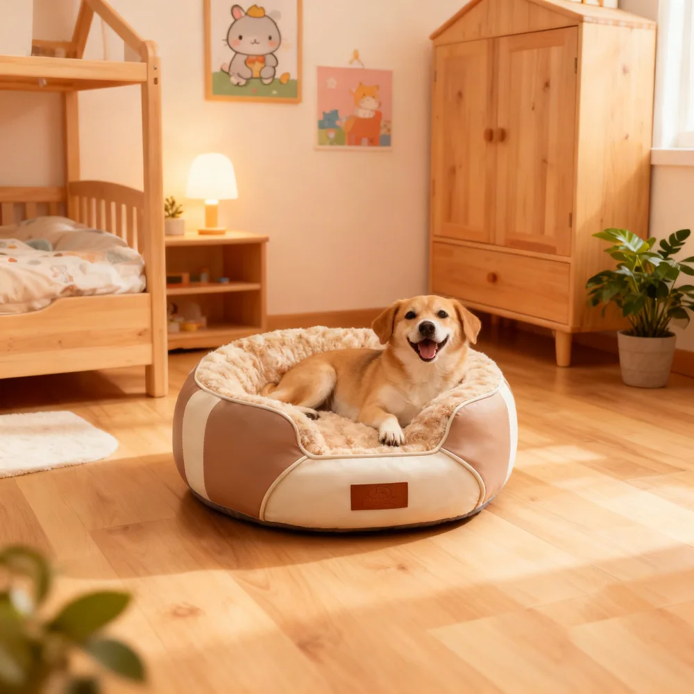 2026 New Thickened and Insulated Cat Bed Pet Mat - Medium to Small Leather High-End Pet Bed for Cats and Dogs - view 3