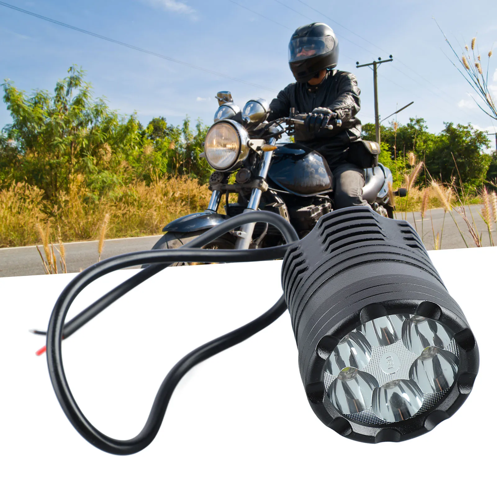 

Фары для мотоциклов, высокая мощность от 12 до 80 В, яркий свет, водонепроницаемые, рассеивание тепла, передняя лампа для мотоцикла, фары для мотоциклов