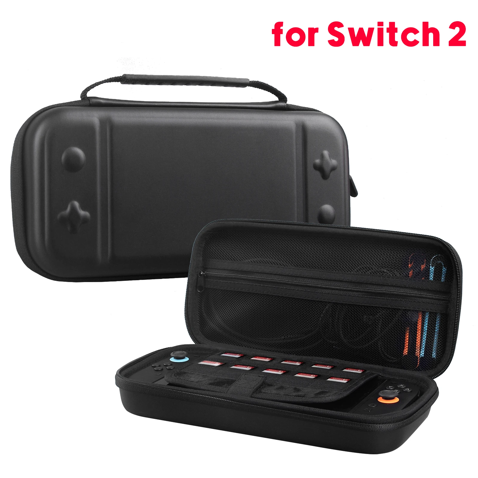 

Жесткий чемодан для NS2 Switch2, сумка для хранения с повышающим дизайном, универсальная консоль Switch2, сжатая защитная сумка от падения
