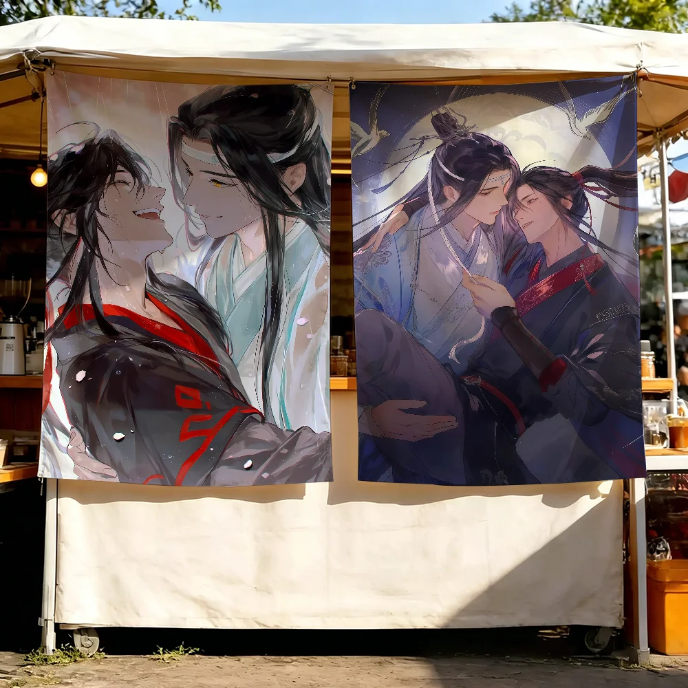 Anime Mo Dao Zu Shi flag Wall Decor For Garden Party Living Room Home Bedroom Outdoor Tapestry Banner