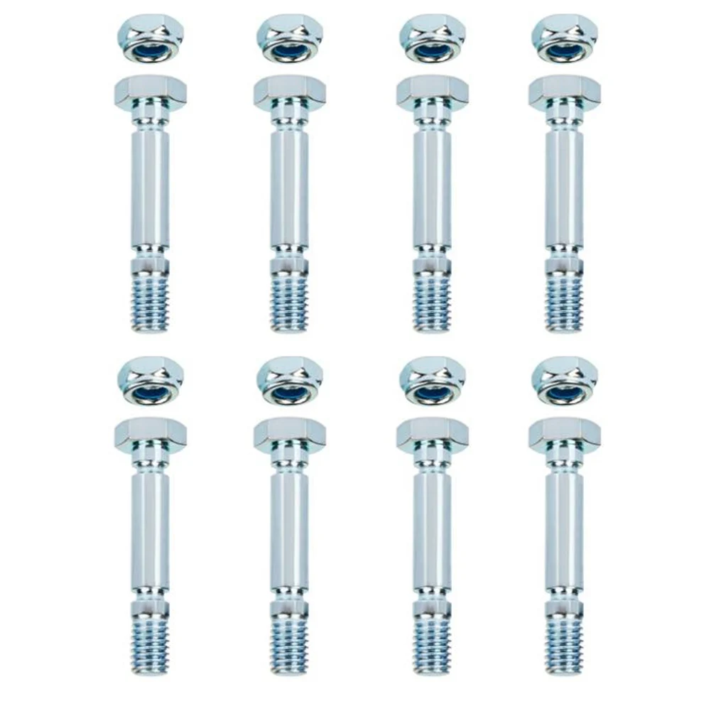 

8 комплектов штифтов с гайками для снегоочистителей Powersmart 303160355 П/ 303160355 Сменные аксессуары для металлических штифтов