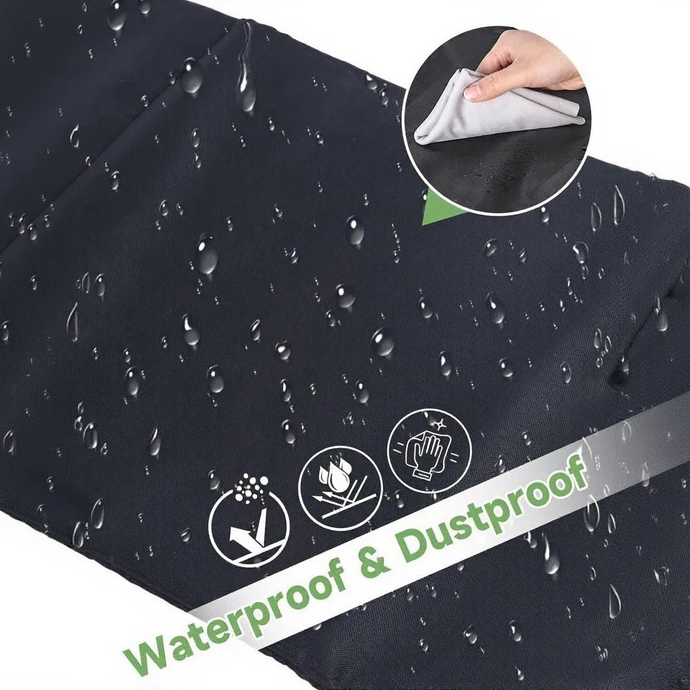 Portable Air Conditioner Duct Insulation Sleeve with Aluminum Foil Layer for Temperature Stability 131.2 cm x 26.5 cm Black