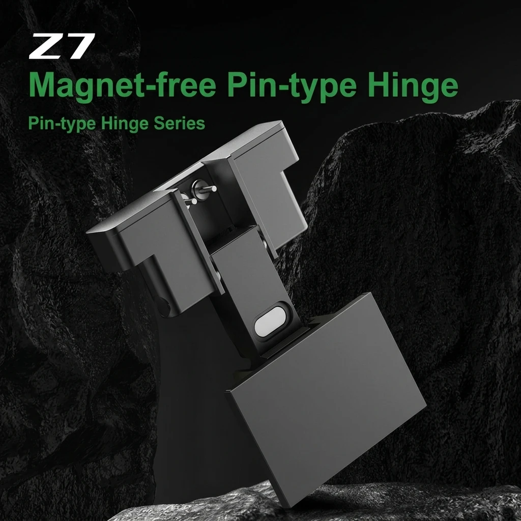 Aluminum Frame Non-Magnetic Pin Hinge for Cabinet Doors, Z7 Z6 Z5 Series, Modern Furniture Hardware
