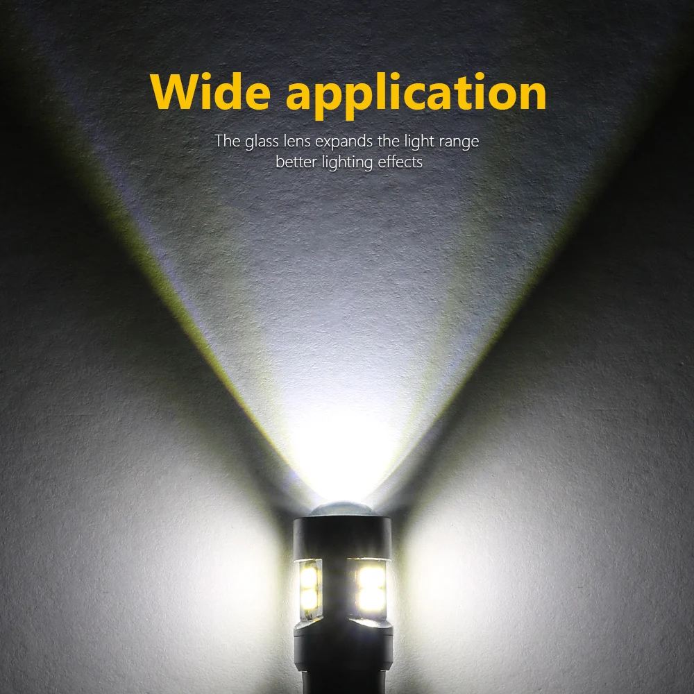 Oprah 2pcs W5W LED T10 Car Lights 12V 24V Truck Interior Dome Map Reading Bulbs Canbus 2016 SMD Parking Signal Lamp White Yellow