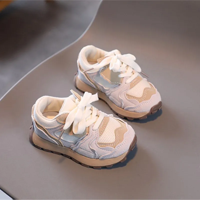 Boys Girls Summer Autumn Sneakers Kids Soft Sole Sports Shoes 2-12 Years Children Sneakers Flats Toddlers Running Shoes