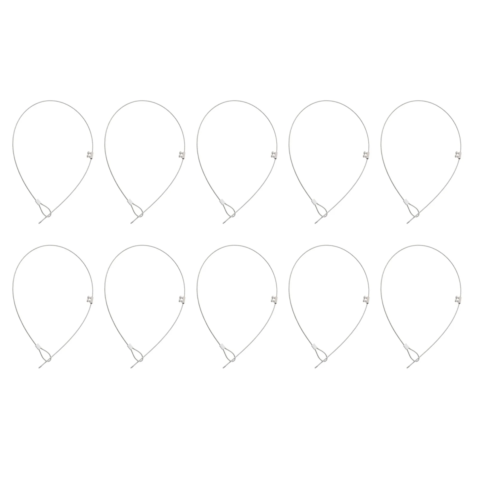 

10pcs Anti-Fall Lanyard Cable For Metal Fences Adjustable Gate Pull Cord Stainless Steel Door Latch Lock Yard Fence Opener Wood