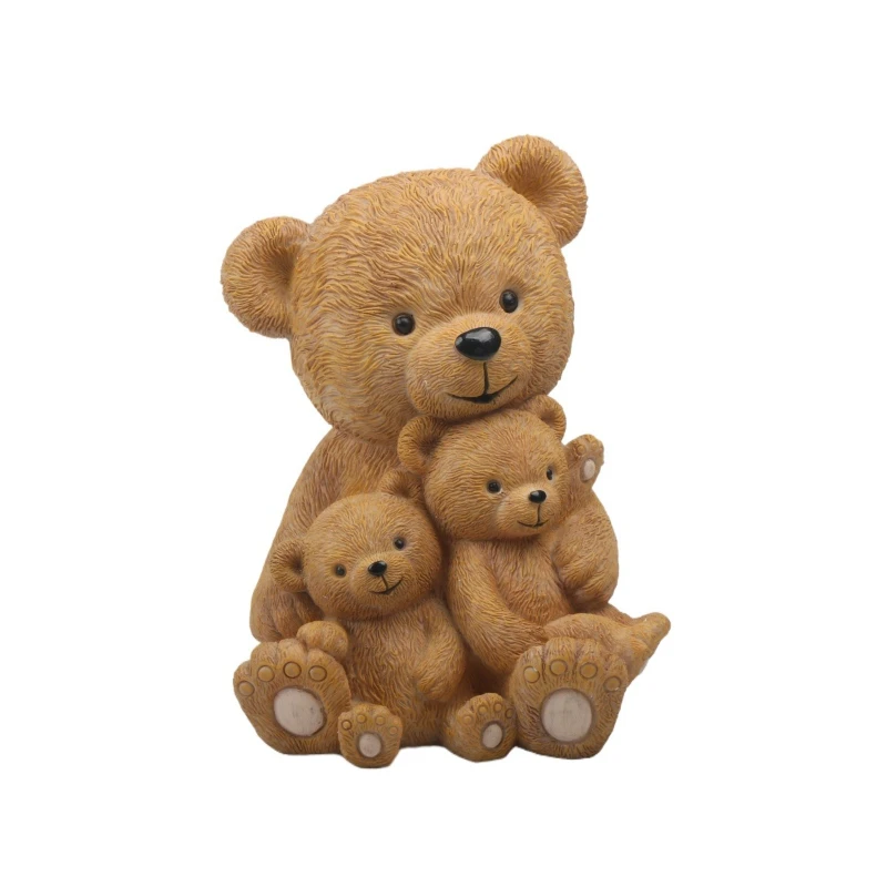 Panda Statue Resin Simulation Animal Model Garden Outdoor Sculpture Home Decor Chinese Souvenir Figurine Ornament Decor