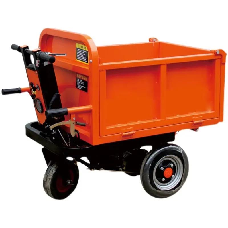 

cheapest hot-selling three-wheeled industrial trolley, garden electric trolley