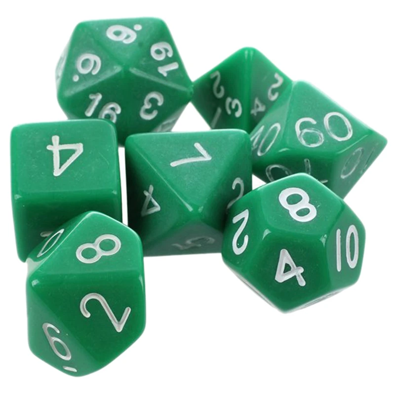 Dice Sets, Polyhedral Dice, 7Pcs Multi Sided Dices Role Playing Toy Board Game