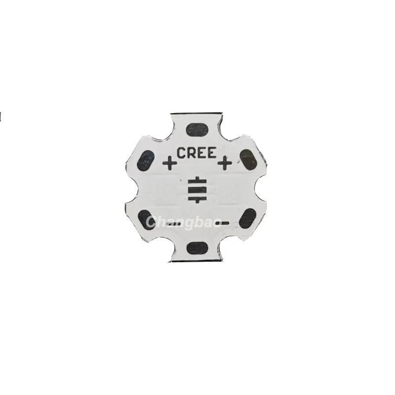 

50 шт. 20 мм алюминиевая печатная плата для светодиодов высокой мощности XBD 2525 3 Вт