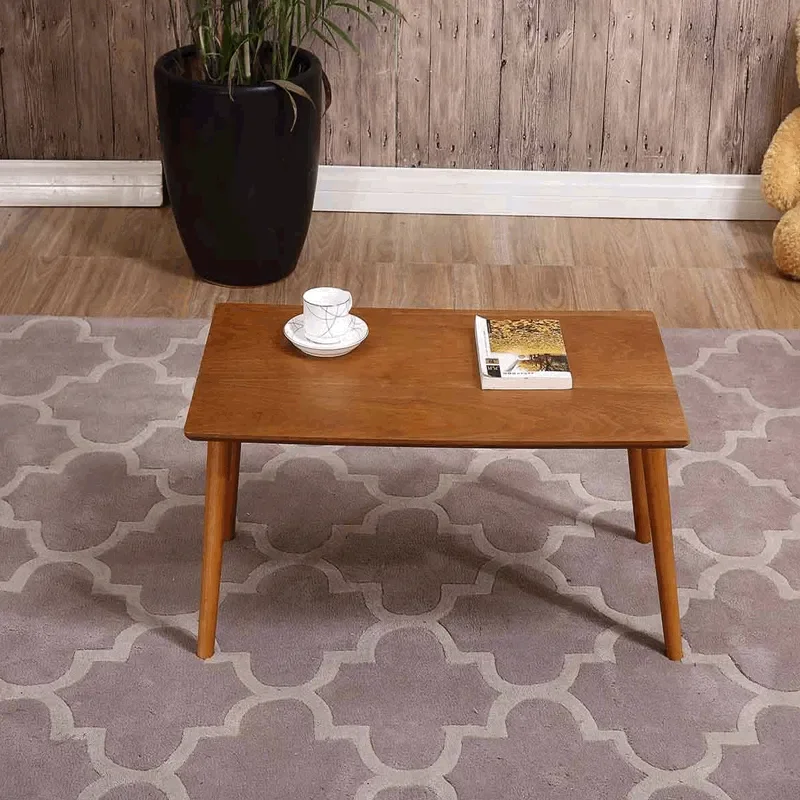 for Solid Wood Walnut Square Coffee Table for Bedroom Living Room Home Reading Drinking Tea Tatami Table Manufacturer