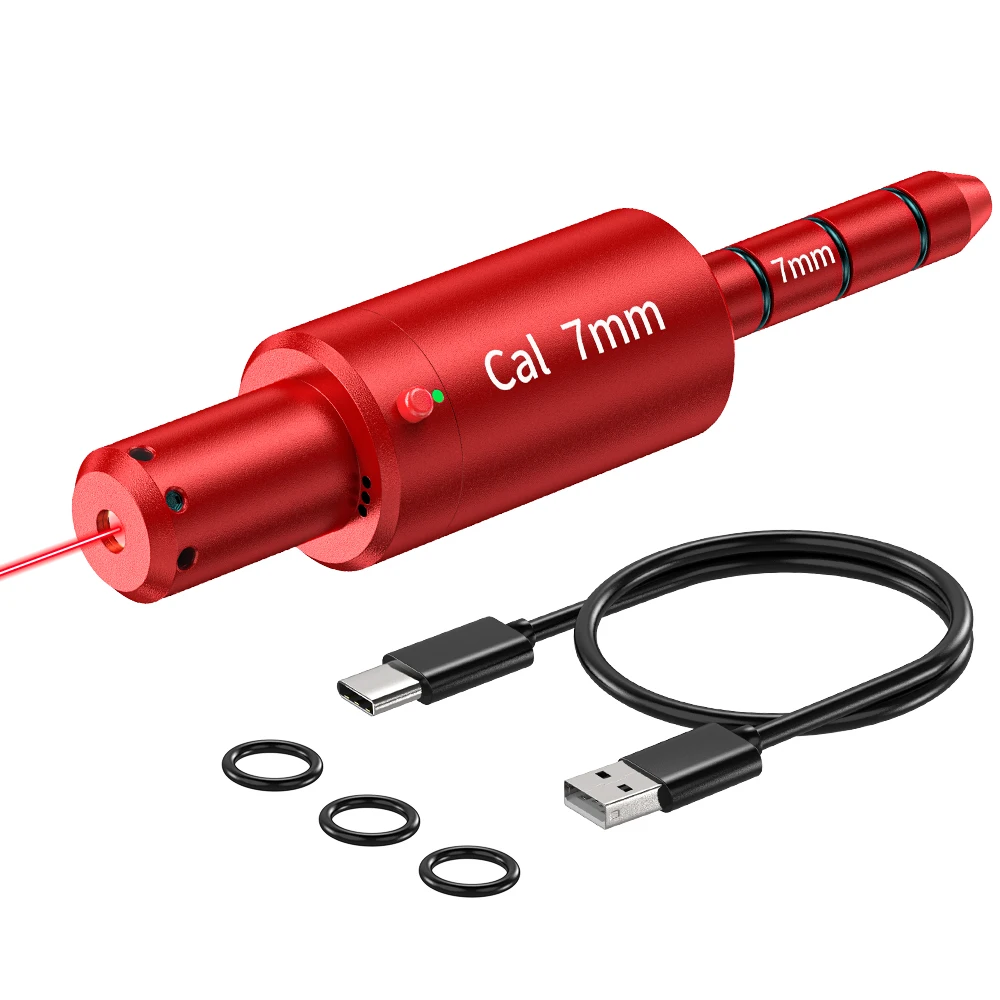 مدرب الضوء الأحمر الأخضر المغناطيسي متعدد الوظائف مقاس 7 مم، ثنائي الغرض للتدريب والمعايرة