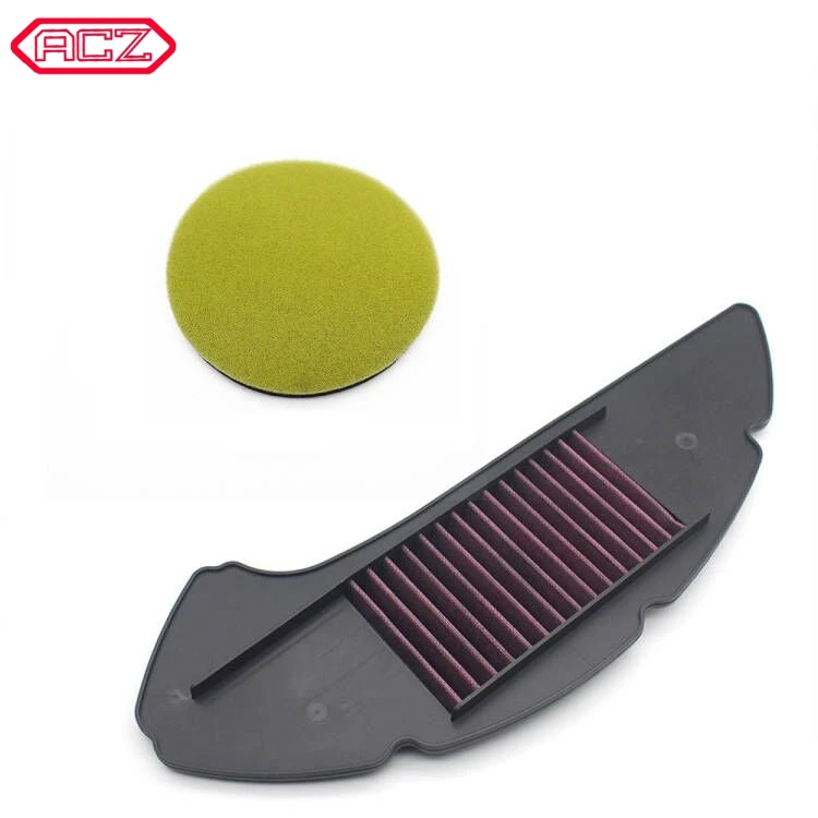 Motorcycle Transmission Box Intake Air Filter Cleaner Set Cotton Sponge For Yamaha NMAX 155 2020-2022