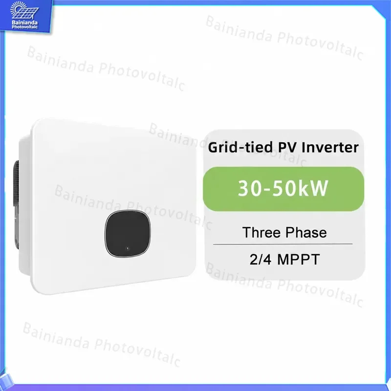 30KW 50KW Three Phase Solar Inverter Grid Tied PV Power System Hybrid On Off Grid MPPT Controller High Efficiency Energy