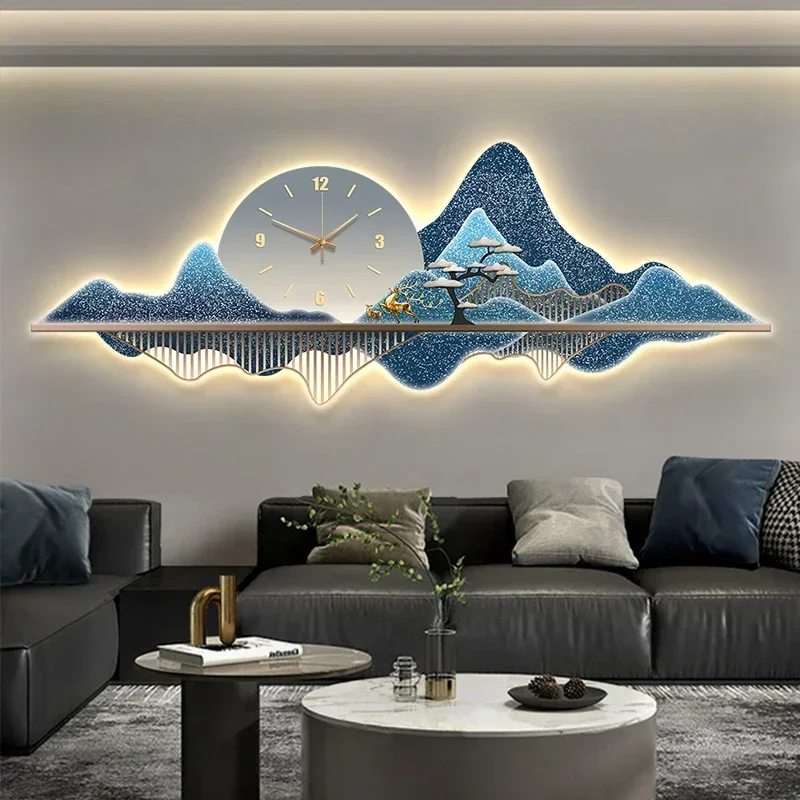 Led Art Mural Wall Clocks Living Room Luxury Digital Restaurant Nordic Wall Watch Fashion Design Reloj Pared Home Decoration