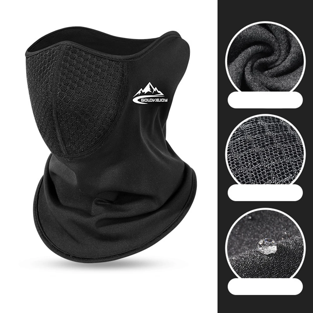

Winter Cycling Neck Gaiter for Men Women Outdoor Sports Windproof Thermal Ear Protection Face Mask Anti Pollution Bike Balaclava