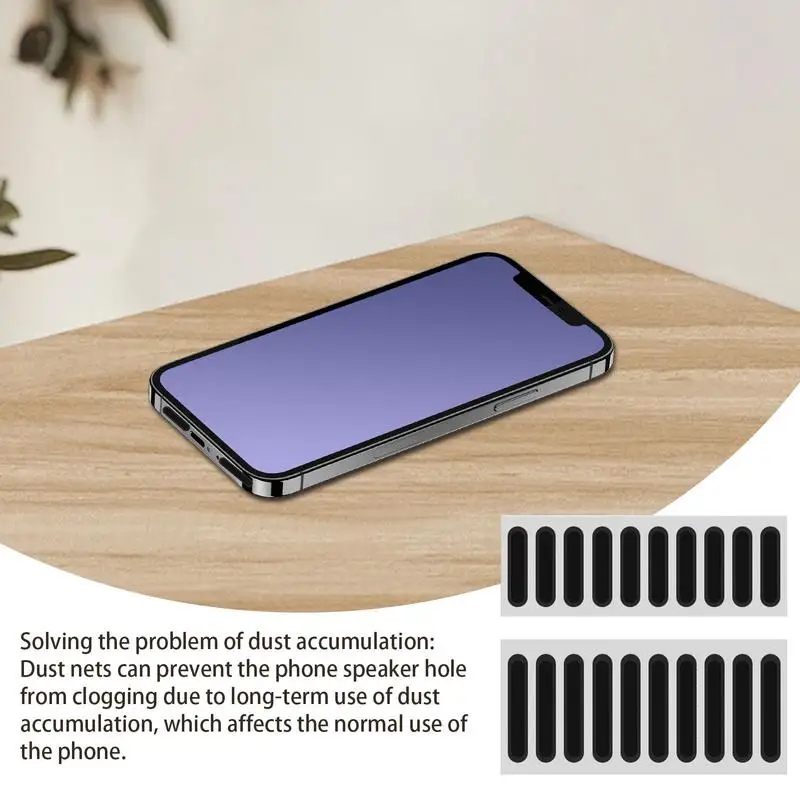 Mobile Phone Sound Hole Sticker Phone Speaker Mesh Dustproof Net Adhesive Stickers Dust Net For Most Smartphones And Tablets