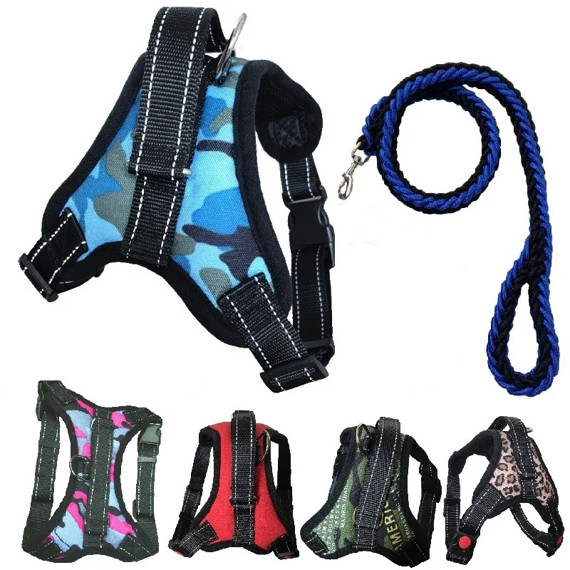 No-Pull Dog Harness with Handle,Adjustable Reflective Oxford Material, Pet Vest for Walking,Easy Control