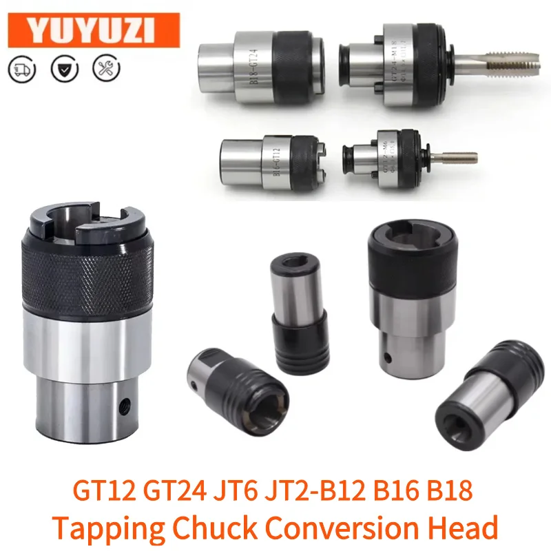 GT12 GT24 JT6 B12 B16 B18 B22 Protection Tapping Chuck Connection Handle High Quality Hand Drill Tap Chuck Conversion Shank Body