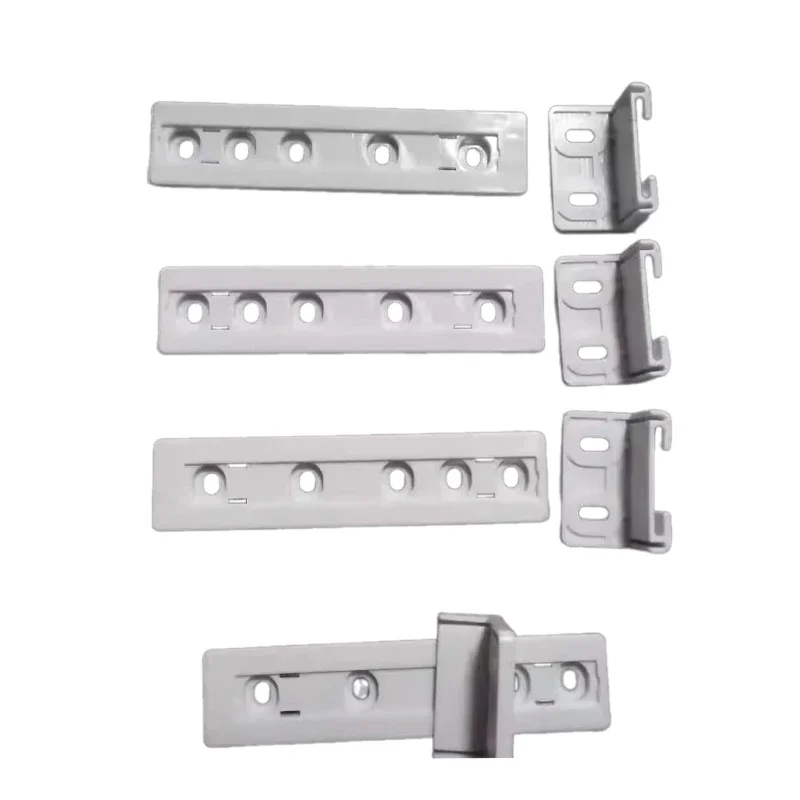 4-piece set for Fridge door slide rail mounting kit refrigerator door sliding guide integrated cupboard built in kit