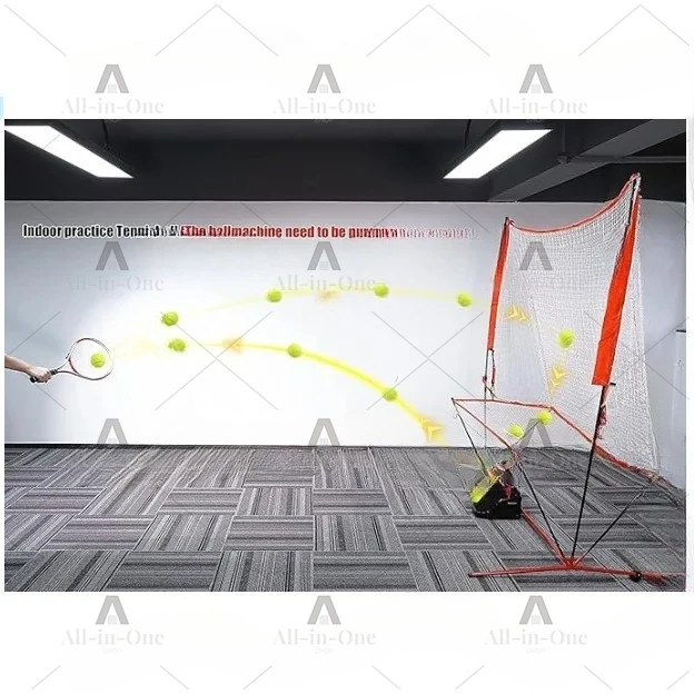 Tennis  Net  Ball Throwing Machine Set  Tennis Single Practice Set Ball Receiving