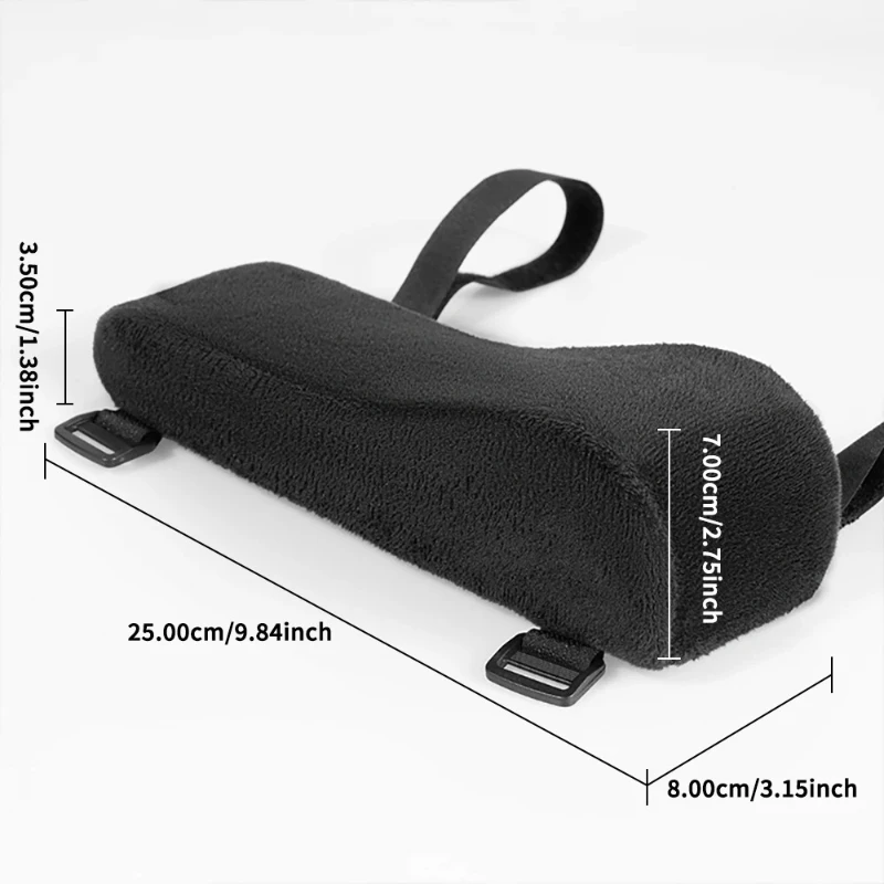2 Pc Set of Cotton Linen Foam Elbow Pillow Chair Armrests  for General Office Use.To Relieve Pressure on Elbows and Forearms
