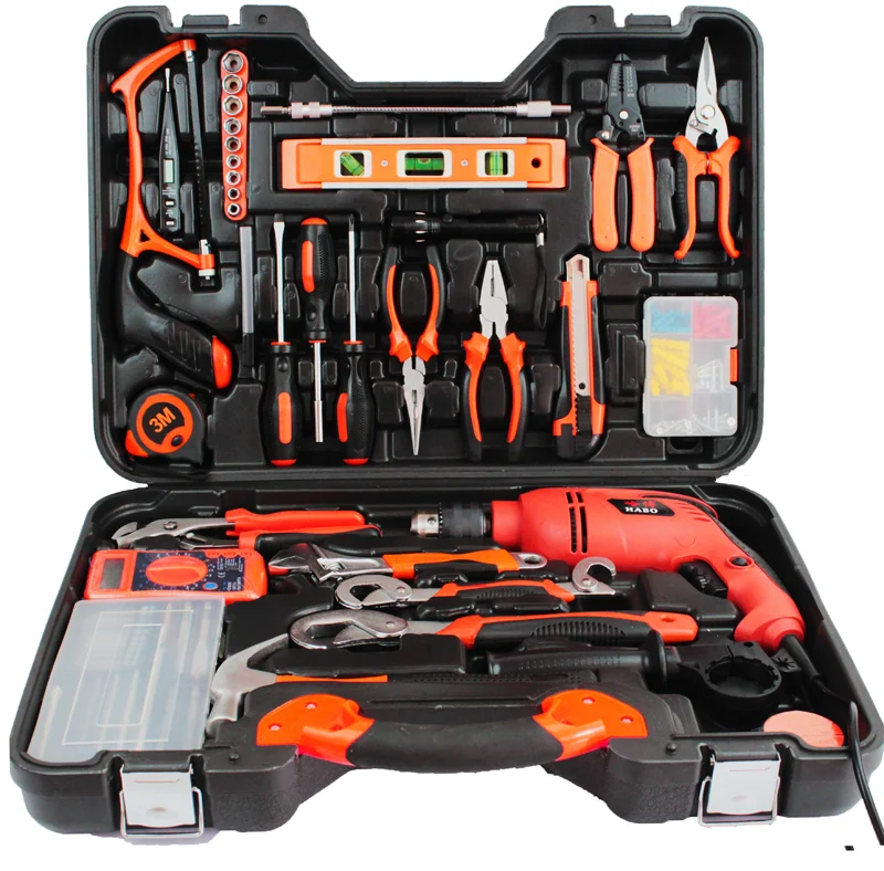 

Multifunctional Tool Hardware Kit Household Toolbox Electrician Professional Tool Set