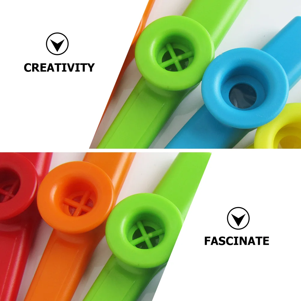 Kazoo Musikliebhaber Kinder Musikinstrument Spielzeug Kunststoffflöte Kinder pädagogisches lustiges Spielzeug Spielzeug