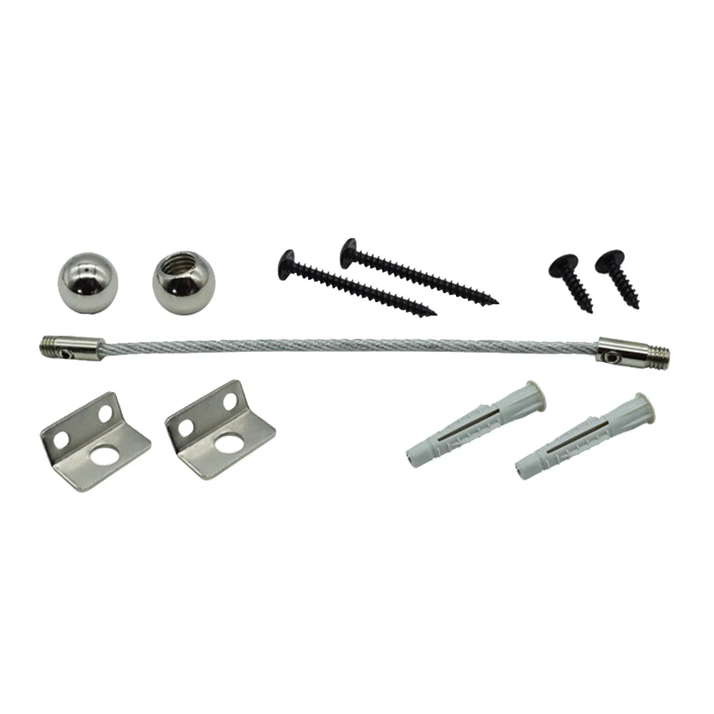 

1Set Wall Drawer Connector Anti-Falling Furniture Anchors Sturdy Flame Retardant High Stability Child Proofing Furniture Anchors