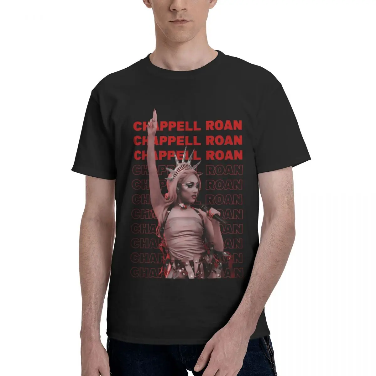 Men Chappell Roan Hip Hop Trending T Shirt Streetwear Plus Size Cotton Crewneck Custom Sleeve Anime Shirt