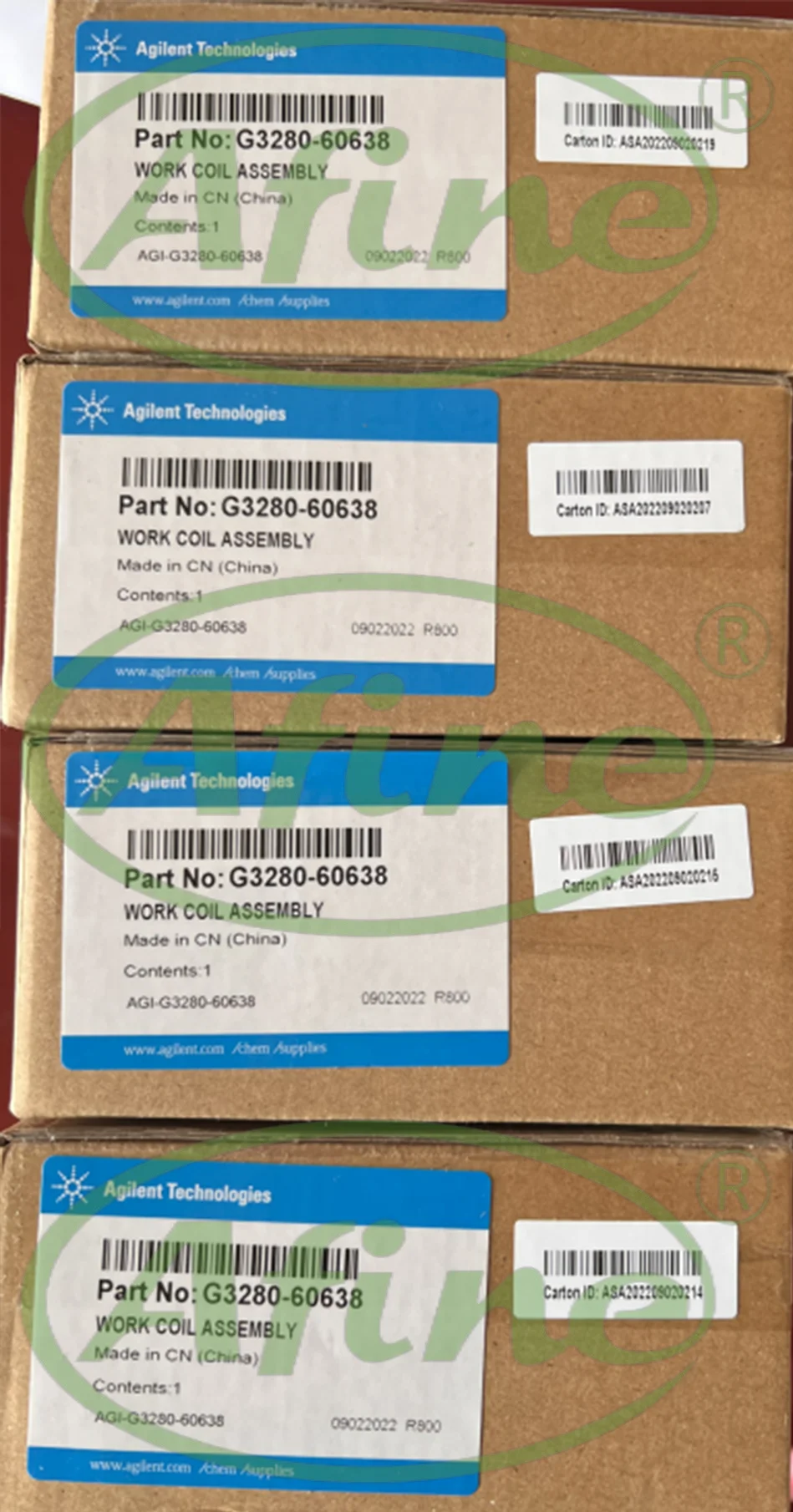 Conjunto de bobina de trabajo AFINE Agilent RF (G3280-60638) para ICP-MS 7700 y 8800