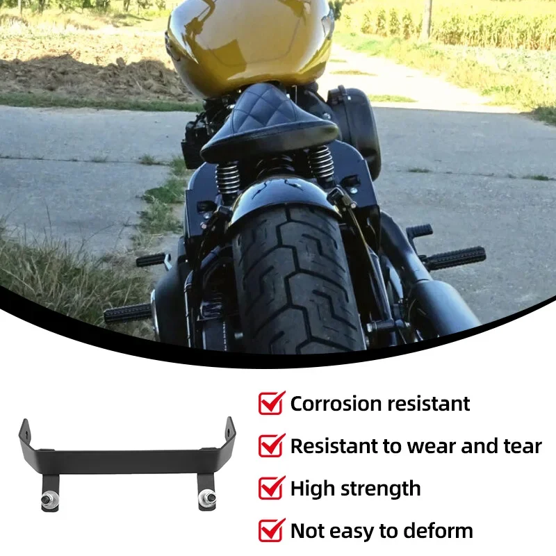 For Chopper Bobber Custom Black Motorcycle Bobber Seat Bracket Seats Springs Mount Accessories view 5