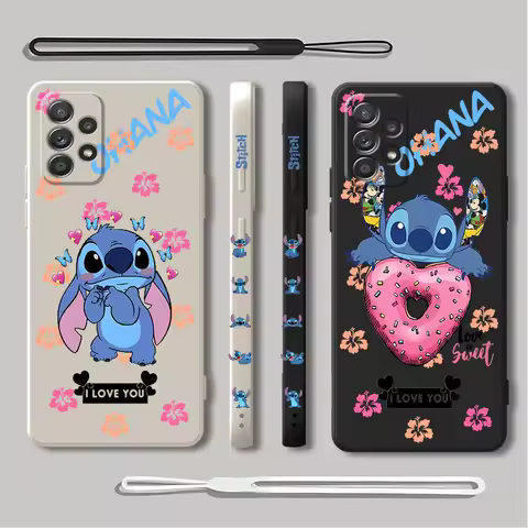 Disney Stitch Case for Samsung Galaxy A53 A55 A54 A33 A12 A52s A32 A22 A15 A14 A11 A13 A23 A34 A25 A24 A42 A21s Cover
