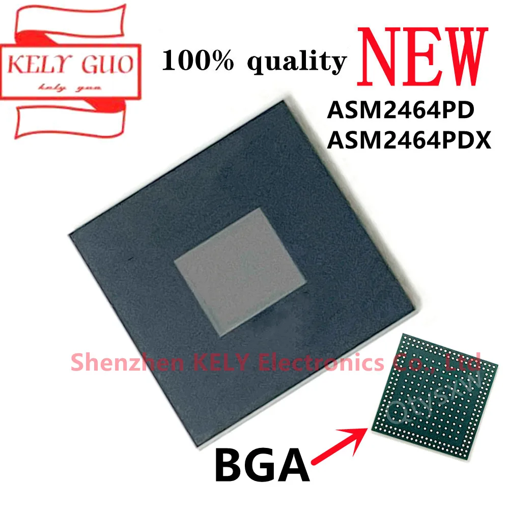 100% nuevo ASM4242L ASM4242 ASM2464PDX ASM2464PD BGA USB 4 Chipset maestro